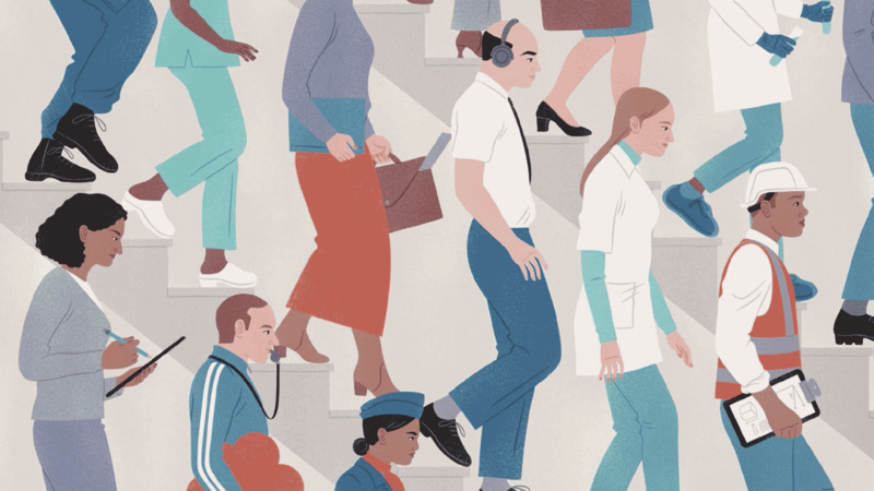 Illustration Contribution Professions intermédiaires © Alice Wietzel